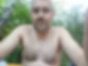 Naked on the forest - sitting