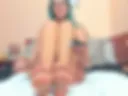 footjob,feet,very long toenails,dildo,close to cam,cream