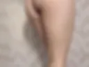 Feet, legs and butt in thongs