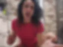 I whipped my ass till my pussy got wet and i star sucking my big dildo