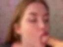 Blowjob with drool