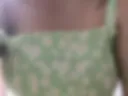 green dress