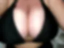 I bare my chest, view of chest from below