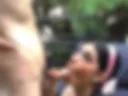 Blowjob in nature