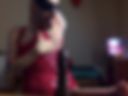 In latex I caress the armpits