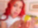 Juicy tits and I eat my banana