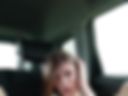 Fucked herself in a car