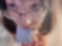 Cucumber in the ass and pussy