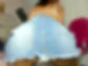 Sexi Dance in skirt without panties