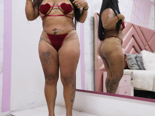 Red lingerie!