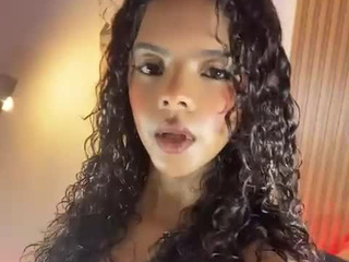 Curly girl hot