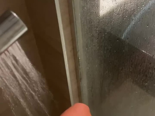 my feet in the shower