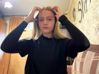 I'm showing off in front of the camera