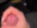 Blow job in the car with cum in the mouth