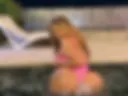Twerking on pool