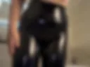 Latex leggings worship. ASMR latex sound