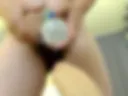 anal with big dildo close-up