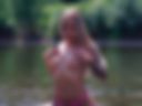 Topless Outdoor lake day