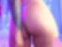 Shining butt in oil
