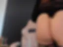 Dildo in ass and Finger in pussy