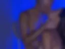 Blowjob, reverse cowgirl, doggy style, face on camera and creampie all under neon lights - the perfect combination
