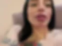 Look at my breasts, mmm, that's delicious, saliva