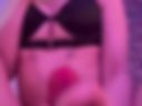I'll ride a dildo in black sexy lingerie!