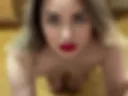 Bj with red lips