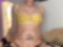 riding dildo front view