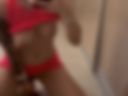Ride dildo in the mirror