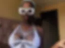 Sexy Ebony Shorts #07
