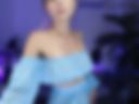 Romantic striptease
 Blue costume with skirt
 Seduction
 Tease teasing