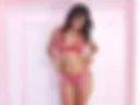 Red lingerie off, Oily skinny body