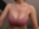 Shaking XL Tits in, and out, XS Sports Bra
