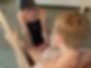 Getting a blowjob from my twink boyfriend on a hammock