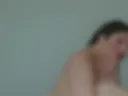With my dildo I penetrate myself in doggy position