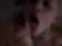 I cum on her face