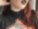 A cutie in a black outfit