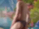 Show ass in strings