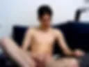 A quick cumshot. Jerk off with moans as always and cum on my inner thigh
