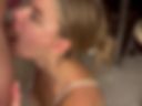 Deep blowjob in the kitchen