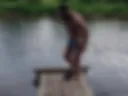 Swimming in the river naked