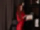 in red dress xxx