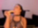 I'm sucking my dildo for you
