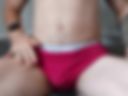 red boxers and a bit of eye candy.