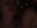 We are kissing in bed.