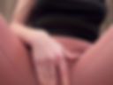 Masturbating to orgasm in leggings