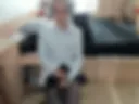 jerking off a dildo under a skirt