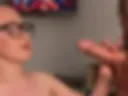 Blowjob and cum on tits