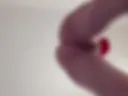 Naked squatting on camera